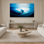 Tahiti Underwater by Aaron Chang, shown in a Parisian sitting room