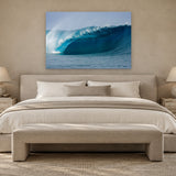 Teahupo'o by Aaron Chang, shown in a serene bedroom