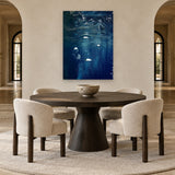 Tonga Bubbles by Aaron Chang, shown in an arched dining room