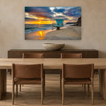Summer at Swami's by Aaron Chang, shown in a modern dining room