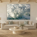 Water Matrix by Aaron Chang, shown in a coastal living room