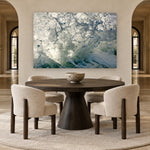 Water Matrix by Aaron Chang, shown in an arched dining room
