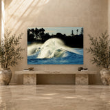 Wings of Desire by Aaron Chang, shown in a grand entry hall