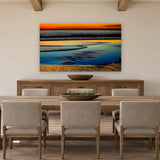 Whisper by Aaron Chang, shown in a farmhouse dining room