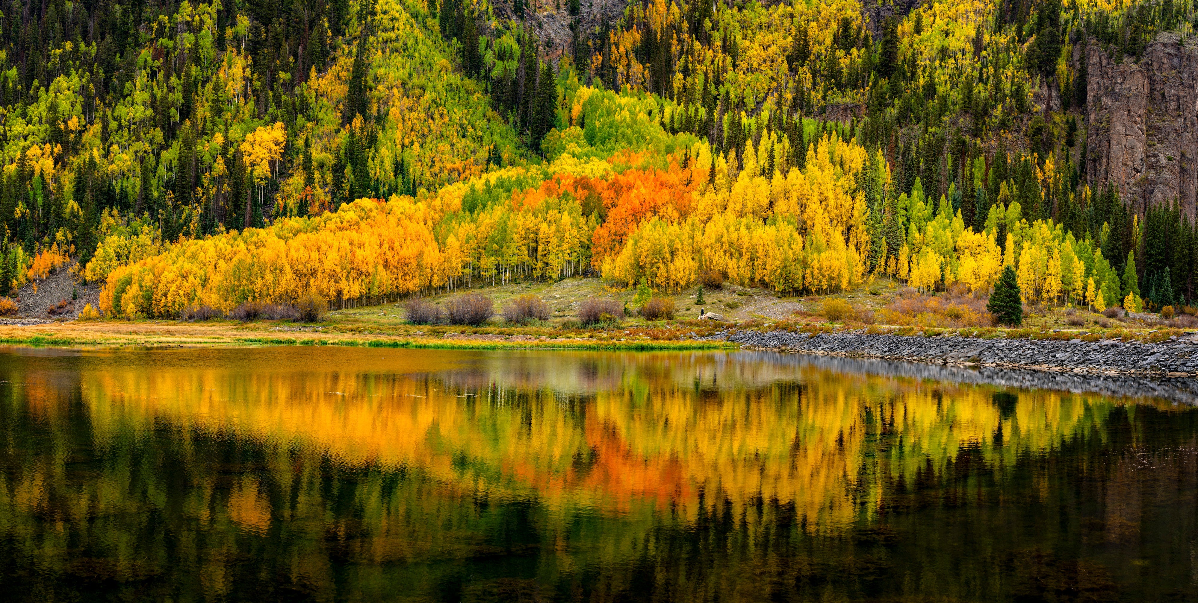 Aspen Mirror – fine art photograph by Aaron Chang
