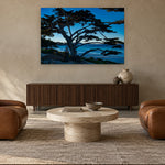 Beach Tree by Aaron Chang, shown in a collector’s lounge
