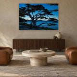 Beach Tree by Aaron Chang, shown in a collector’s lounge