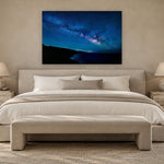 Big Sur Milky Way by Aaron Chang, shown in a serene bedroom