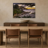 Beach Stairs by Aaron Chang, shown in a modern dining room