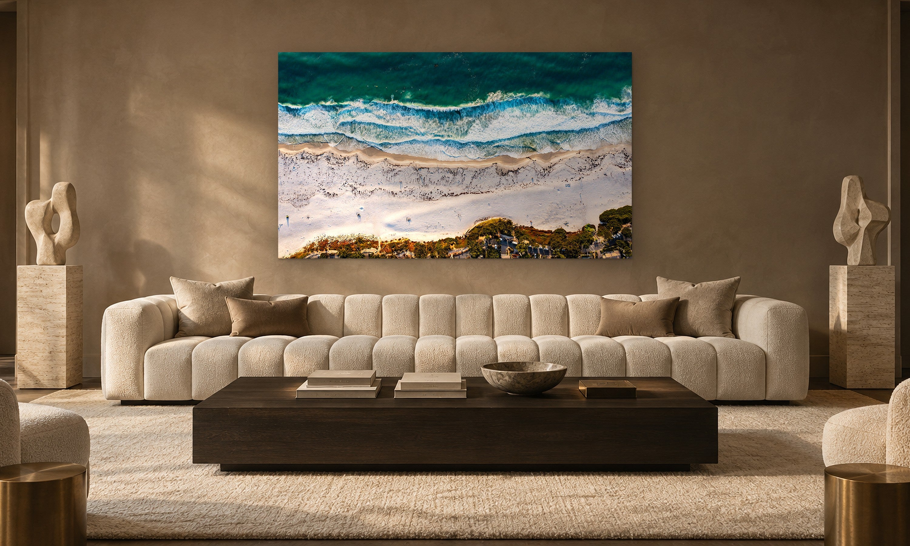 Carmel Coast by Aaron Chang, shown in a modern lounge