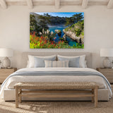 Carmel Highlands by Aaron Chang, shown in a coastal bedroom