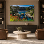 Carmel Highlands by Aaron Chang, shown in a library