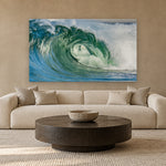 Carmel Jade by Aaron Chang, shown in a modern living room
