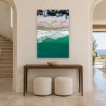 Carmel Morning by Aaron Chang, shown in an arched entry hall