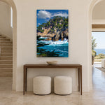 Cypress Cove Vertical by Aaron Chang, shown in an arched entry hall