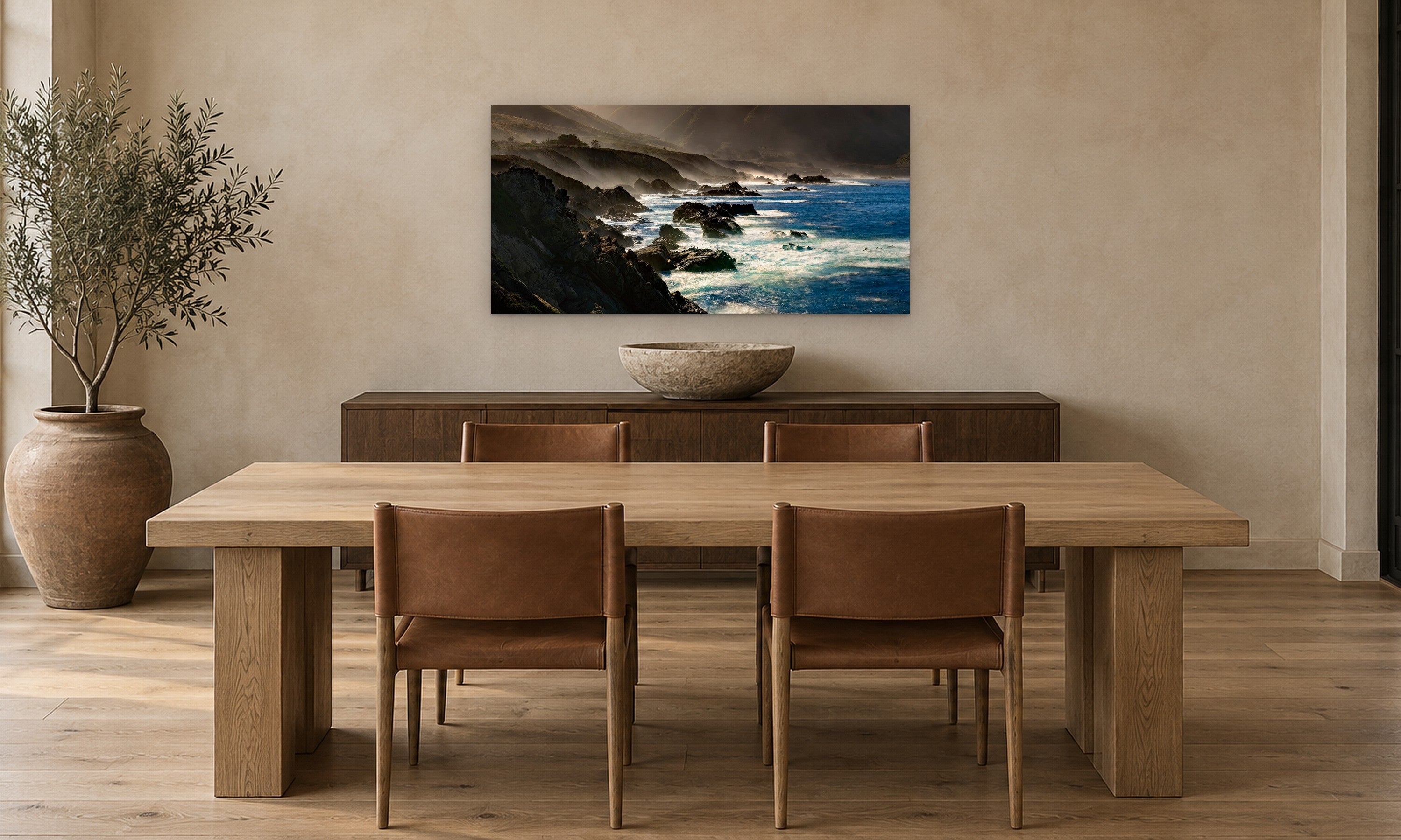 Highway 1 by Aaron Chang, shown in a modern dining room