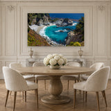 Julia Pfeiffer Burns State Park by Aaron Chang, shown in a Parisian dining room