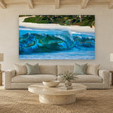 Pacific Green by Aaron Chang, shown in a coastal living room