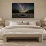 Pfeiffer Night Sky by Aaron Chang, shown in a serene bedroom