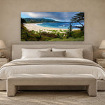River Beach Sanctuary by Aaron Chang, shown in a serene bedroom