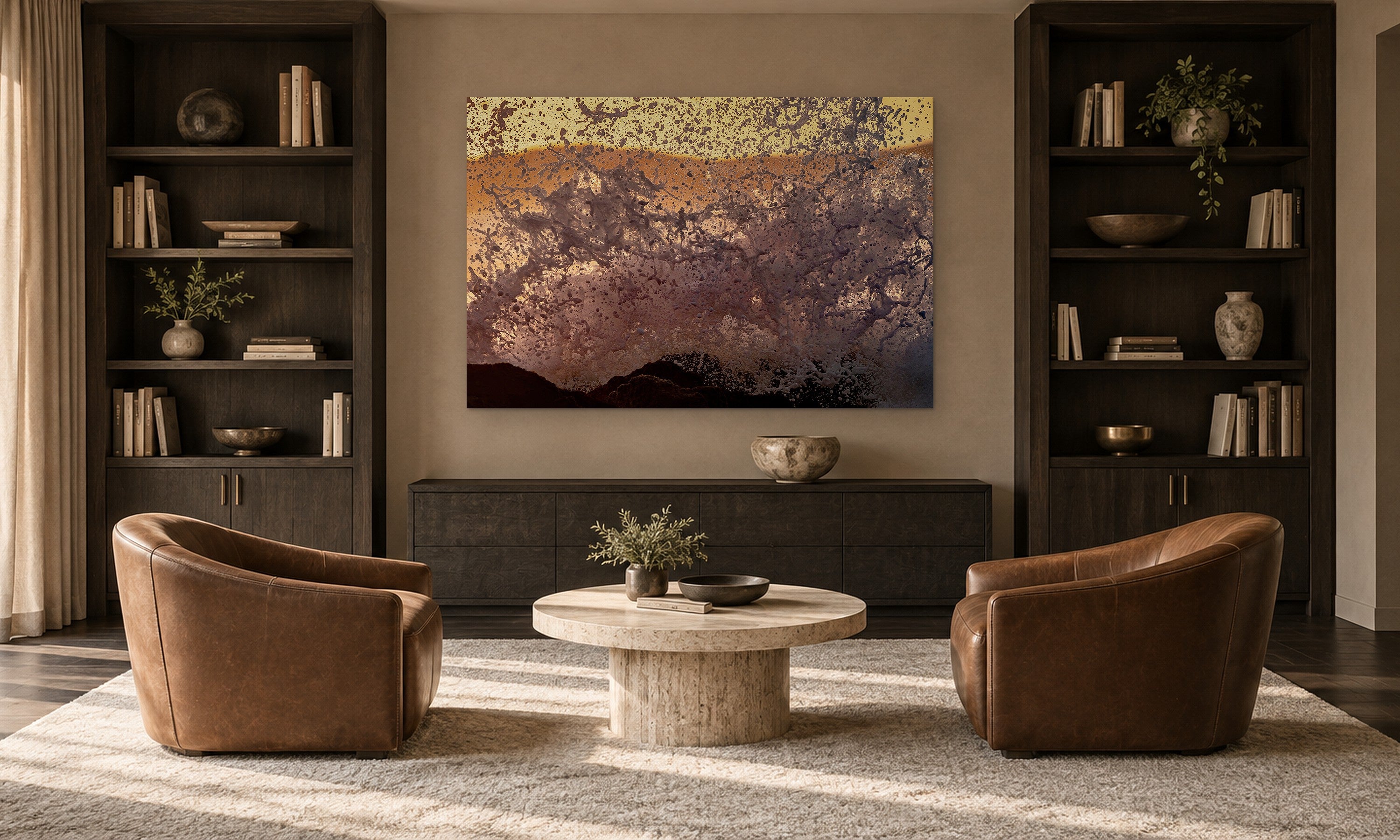 Salt Water Rhapsody by Aaron Chang, shown in a library