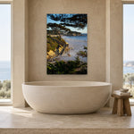 Surf Session by Aaron Chang, shown in a spa bathroom