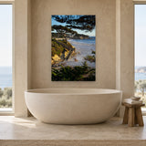 Surf Session by Aaron Chang, shown in a spa bathroom