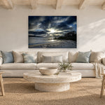 Transcendence by Aaron Chang, shown in a beach-house living room