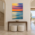 Pastel Swell by Aaron Chang, shown in an arched entry hall