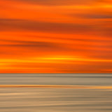 Hope Rising by Aaron Chang - orange and gold sunset over the ocean, Everyday Art metal print