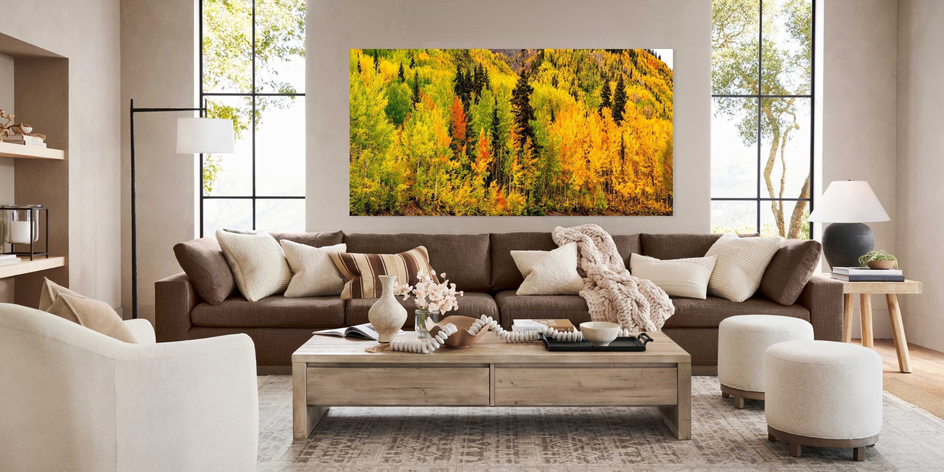 Embers by Aaron Chang, shown in a living room