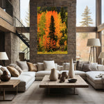 Embrace fine art print shown in a living room