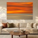 Hope Rising 60" x 40" wall art in a sunlit modern living room