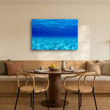 Infinity 42" x 28" wall art in a modern breakfast nook