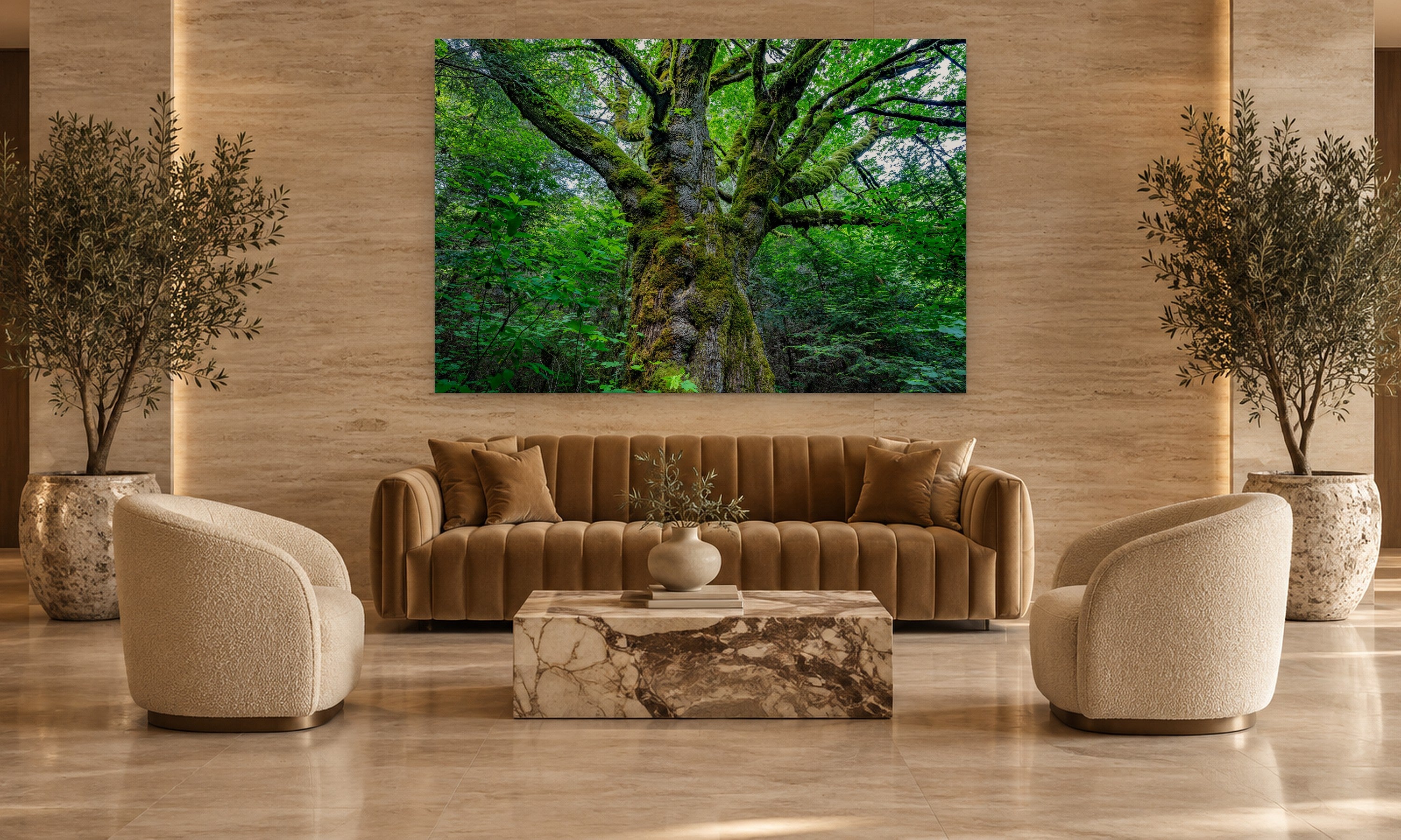 Lush by Aaron Chang, shown in a hotel lobby