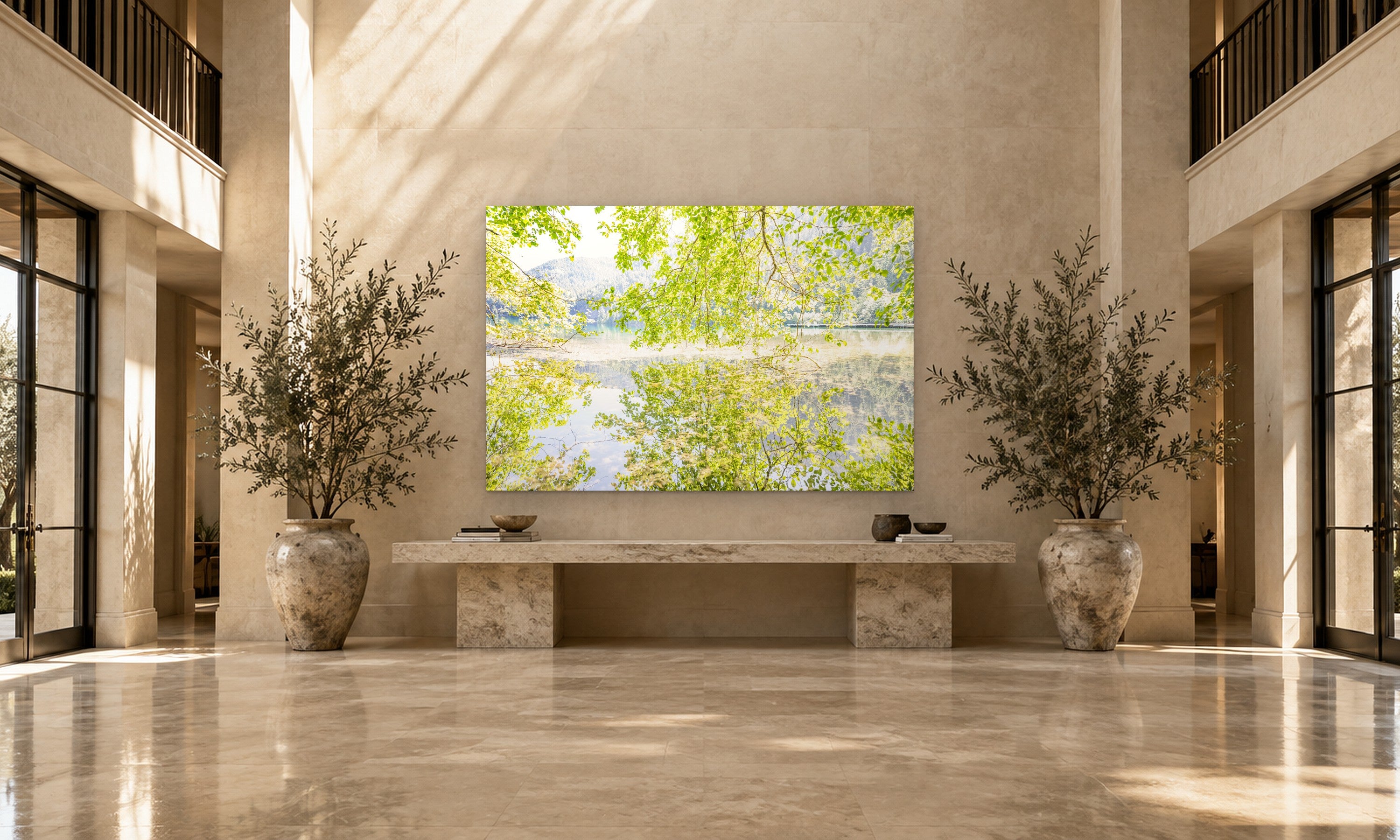 Monet by Aaron Chang, shown in a grand entry hall
