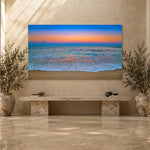 Pastel Beach by Aaron Chang in a stone gallery entry