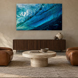 Azul by Aaron Chang, shown in a collector’s lounge