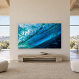 Azul by Aaron Chang, shown in a gallery loft