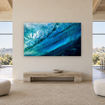 Azul by Aaron Chang, shown in a gallery loft