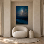 Big Sur Starry Night by Aaron Chang, shown in a reading alcove
