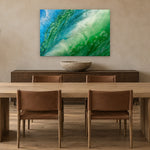 Bubbles by Aaron Chang, shown in a modern dining room