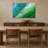Bubbles by Aaron Chang, shown in a modern dining room