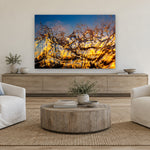 Coral Water by Aaron Chang, shown in a coastal family room
