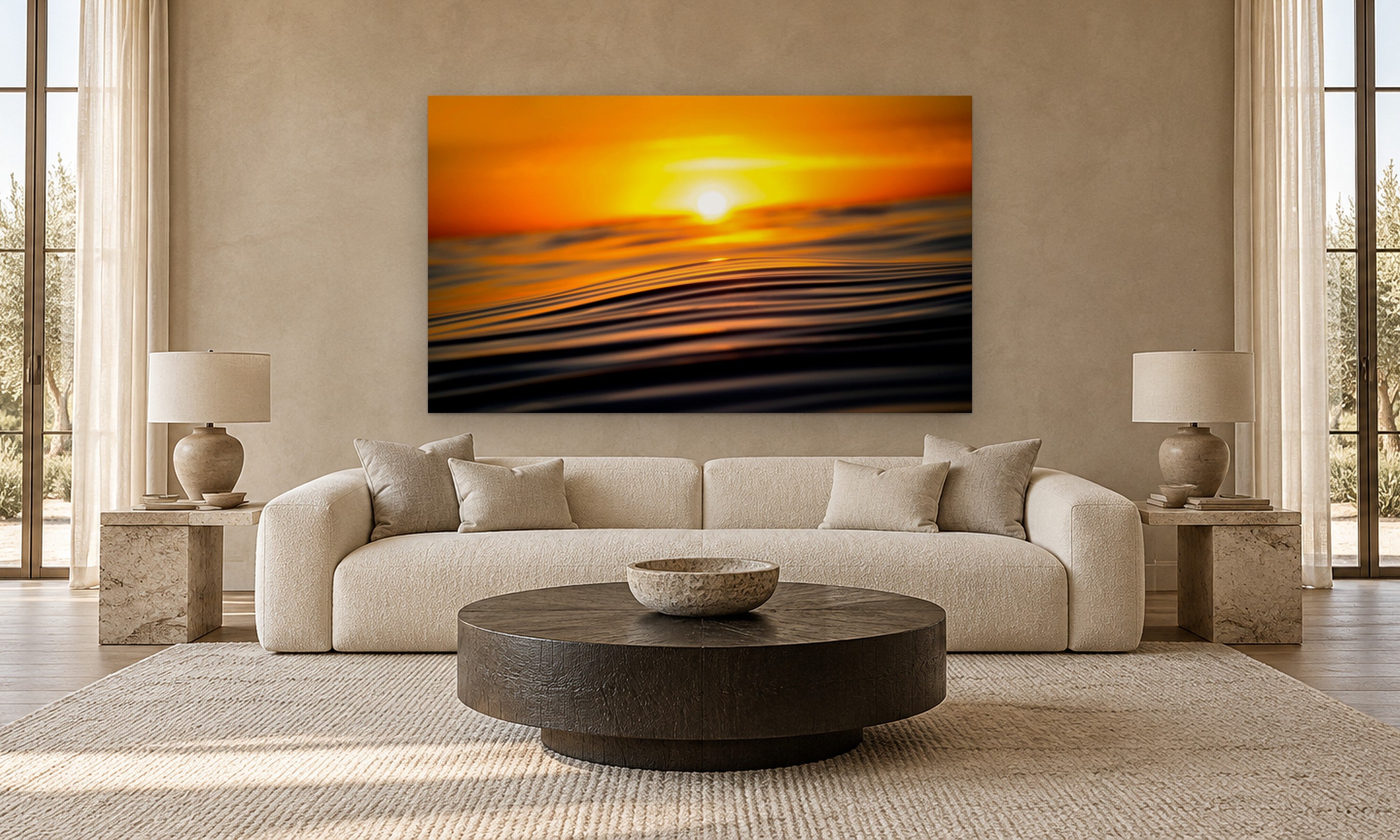 Dreamland by Aaron Chang, shown in a modern living room