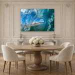 Haleiwa View by Aaron Chang, shown in a Parisian dining room