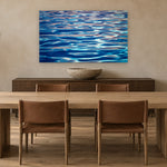 Heaven's Sky by Aaron Chang, shown in a modern dining room