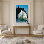 Lighthouse by Aaron Chang, shown in a Parisian salon