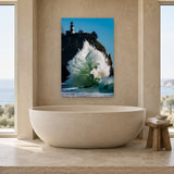Lighthouse by Aaron Chang, shown in a spa bathroom