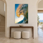 Lion's Mane by Aaron Chang, shown in an arched entry hall